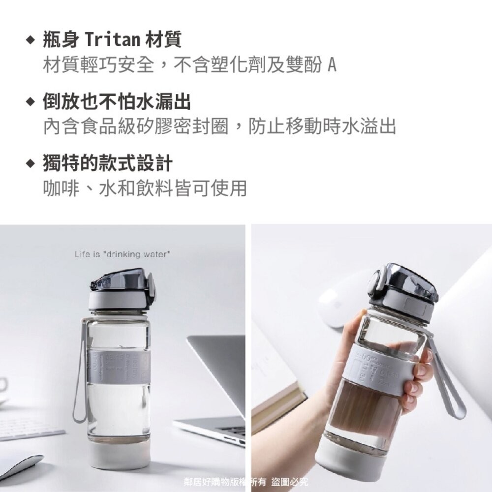 【LOCKnLOCK樂扣樂扣】優質矽膠提帶水壺-(580mL/900mL) 莫蘭迪 水瓶-細節圖2