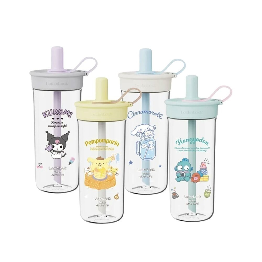 【LocknLock 樂扣樂扣】三麗鷗聯名嚼對FUN飲吸管杯-750ml 手搖飲 吸管杯-細節圖2