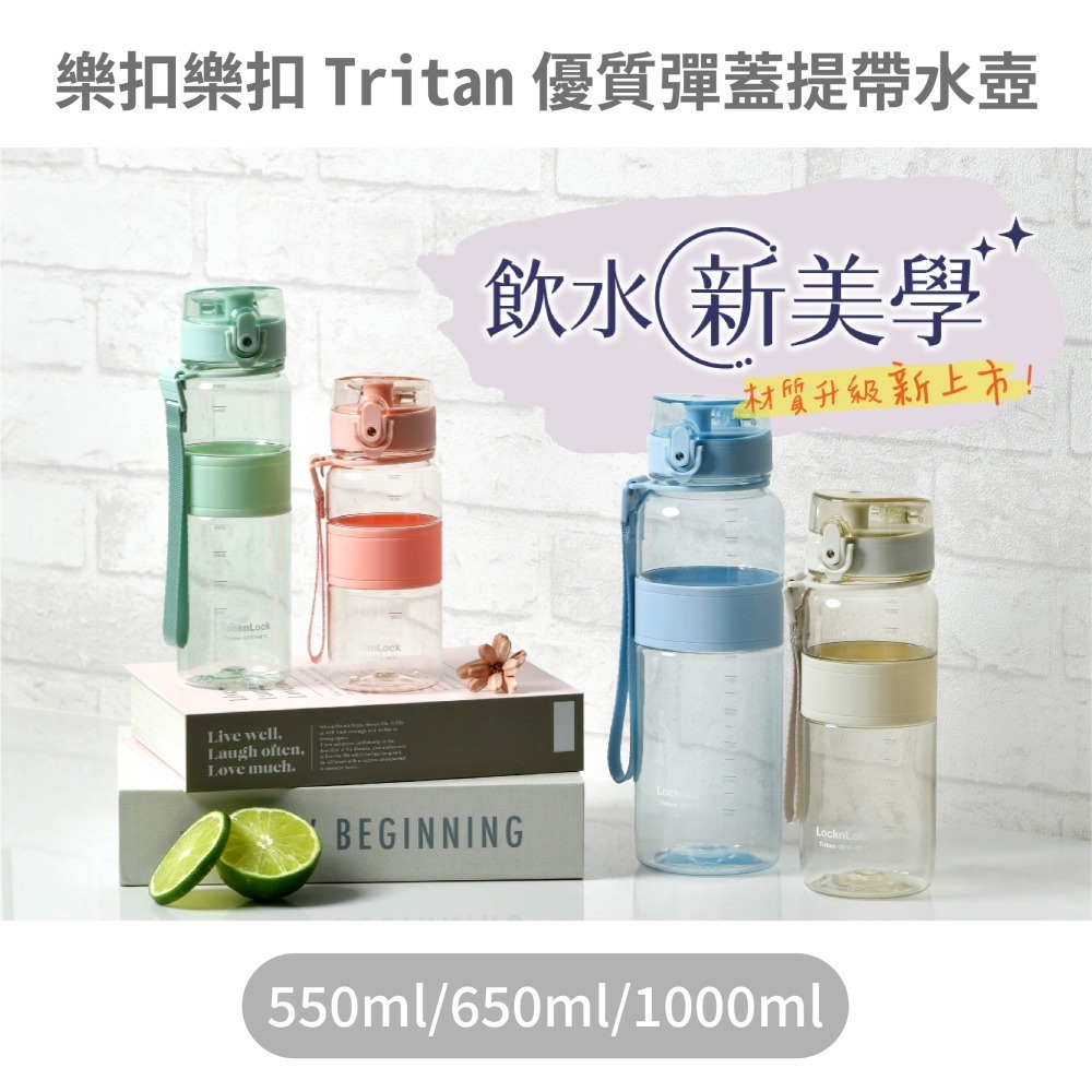 【LOCKnLOCK樂扣樂扣】Tritan優質彈蓋提帶水壺(500ml/650ml/1000ml)-細節圖3