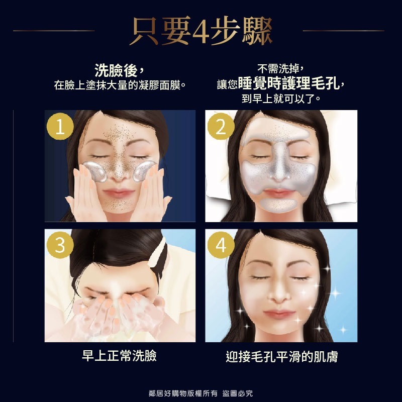 原裝進口【日本專櫃GEKKA】晚安面膜SLEEPING PACK 毛穴護理 夜間修護-細節圖4