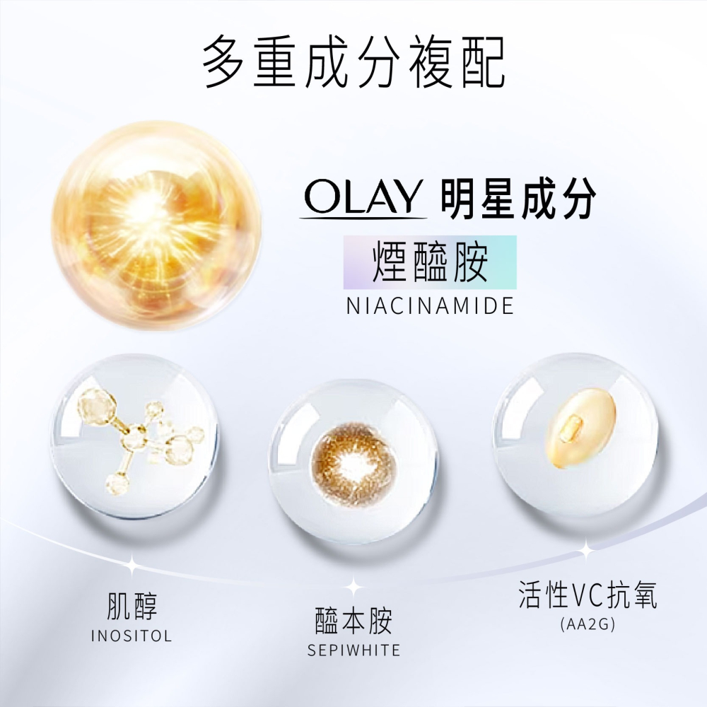 【OLAY歐蕾】水感透白光曜精華30ml 革醣素小白瓶 透亮肌-細節圖5
