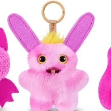 【HQTOYS】現貨 正版 代理版 FUGGLER 放克牙寶 3.5吋 粉紅 寶寶 吊飾-規格圖2