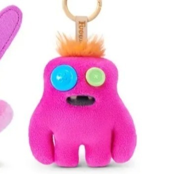 【HQTOYS】現貨 正版 代理版 FUGGLER 放克牙寶 3.5吋 粉紅 寶寶 吊飾-規格圖2