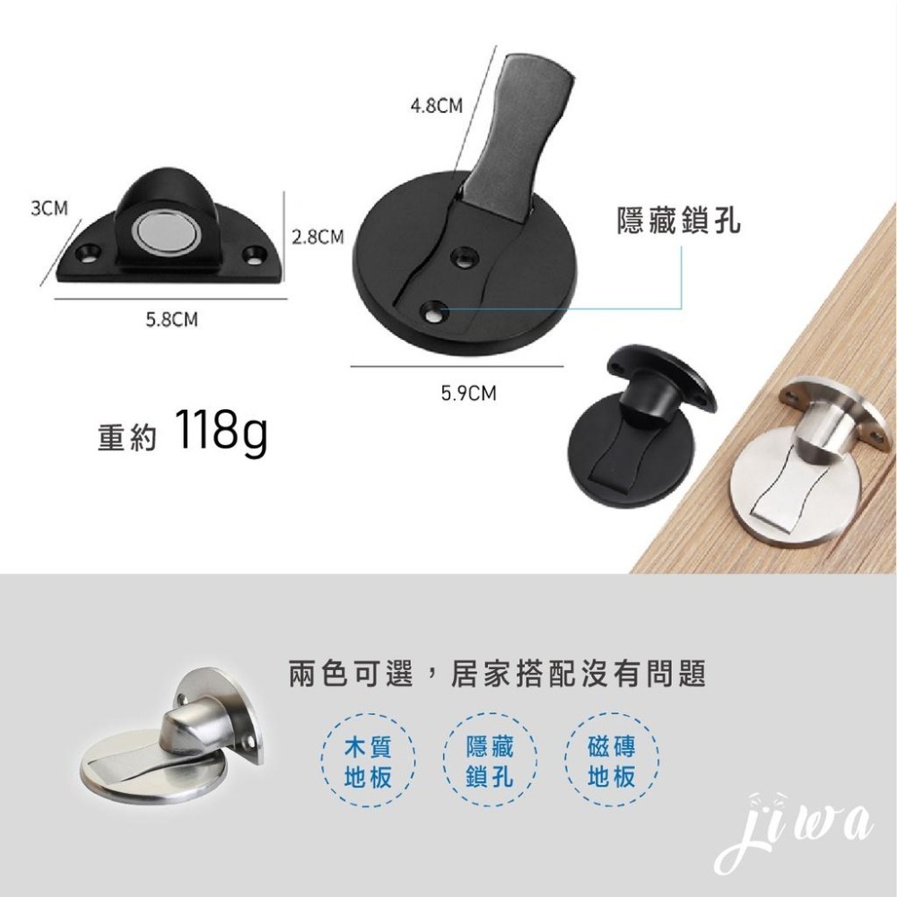 ｜48H臺灣快速出貨｜門檔 磁吸門檔 磁鐵門檔 隱形門檔 不鏽鋼門檔 服貼 吉挖 G20－磁吸門檔-細節圖6