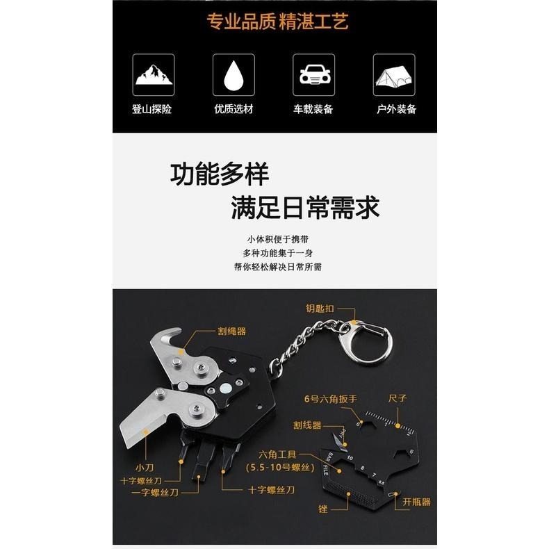 ｜48H快速出貨｜折疊刀 硬幣刀 瑞士刀 隨身工具 六角螺絲刀 鑰匙釦 一字 十字 板手 小刀 吉挖 C06－硬幣刀-細節圖2