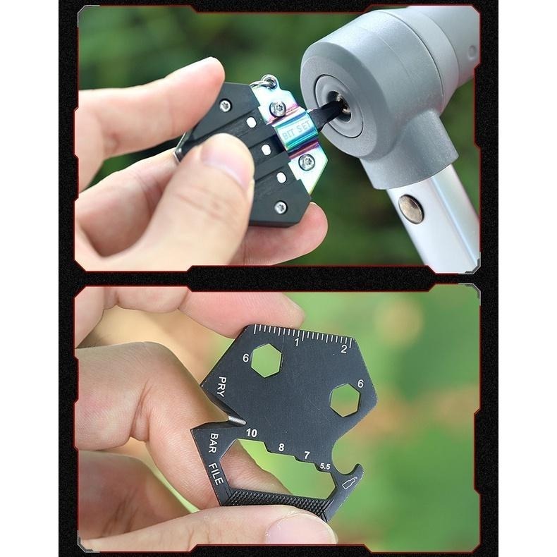 ｜48H快速出貨｜折疊刀 硬幣刀 瑞士刀 隨身工具 六角螺絲刀 鑰匙釦 一字 十字 板手 小刀 吉挖 C06－硬幣刀-細節圖6