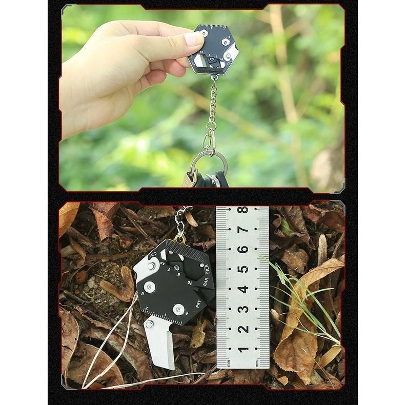 ｜48H快速出貨｜折疊刀 硬幣刀 瑞士刀 隨身工具 六角螺絲刀 鑰匙釦 一字 十字 板手 小刀 吉挖 C06－硬幣刀-細節圖7