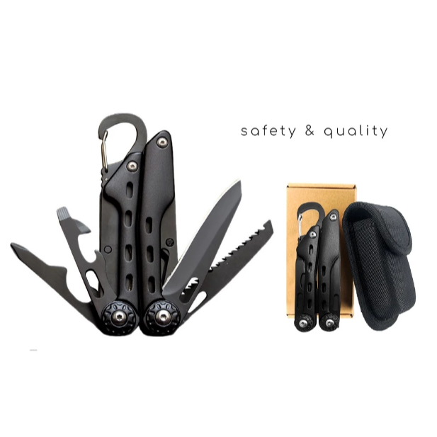 ｜48H快速出貨｜折疊刀 老虎鉗 多功能 摺疊刀鉗 扣環 鉤環 D型環 瑞士刀 登山 露營 野營 吉挖 C05－D型環鉗-規格圖9