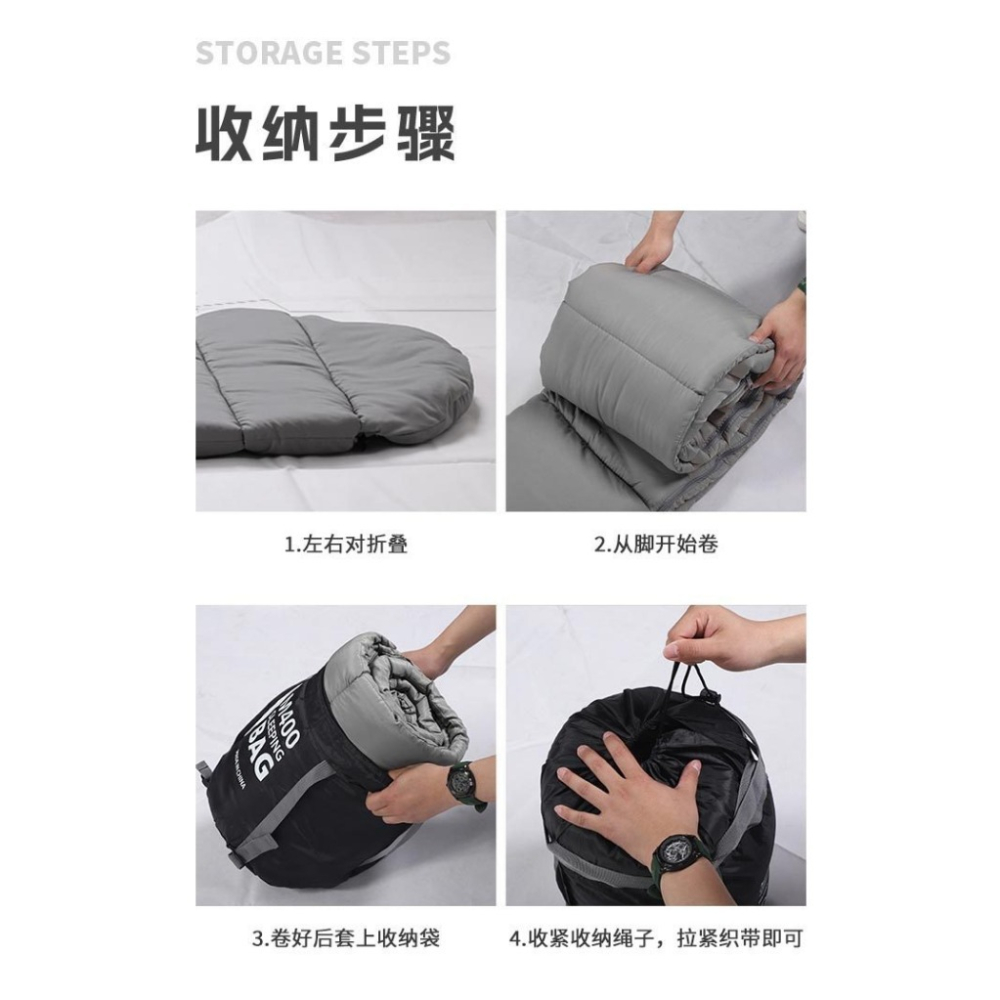 ｜現貨48H臺灣快速出貨｜露營睡袋 拼接睡袋 信封睡袋 睡袋 情侶睡袋 可機洗 吉挖 C17 拼接睡袋-細節圖6