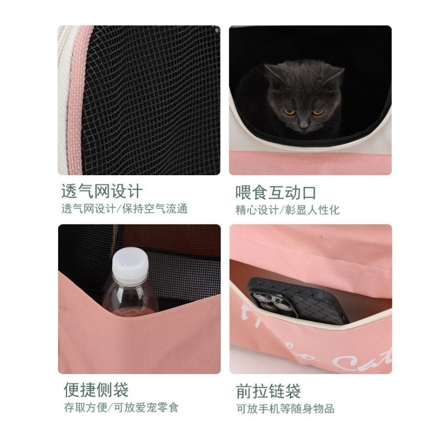 ｜現貨48H臺灣快速出貨｜寵物外出包 外出包 寵物雙肩包 寵物透氣包 便攜 耐抓 摺疊 吉挖 P13 寵物手提箱包-細節圖5