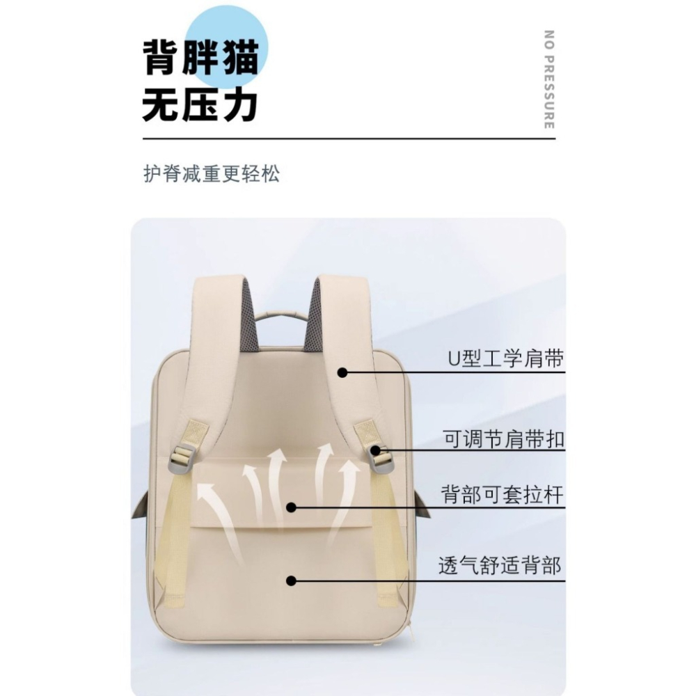 ｜現貨48H臺灣快速出貨｜寵物外出包 寵物背包 寵物包 寵物推車 寵物雙肩包 寵物便攜包 吉挖 P14 寵物推車包-細節圖7