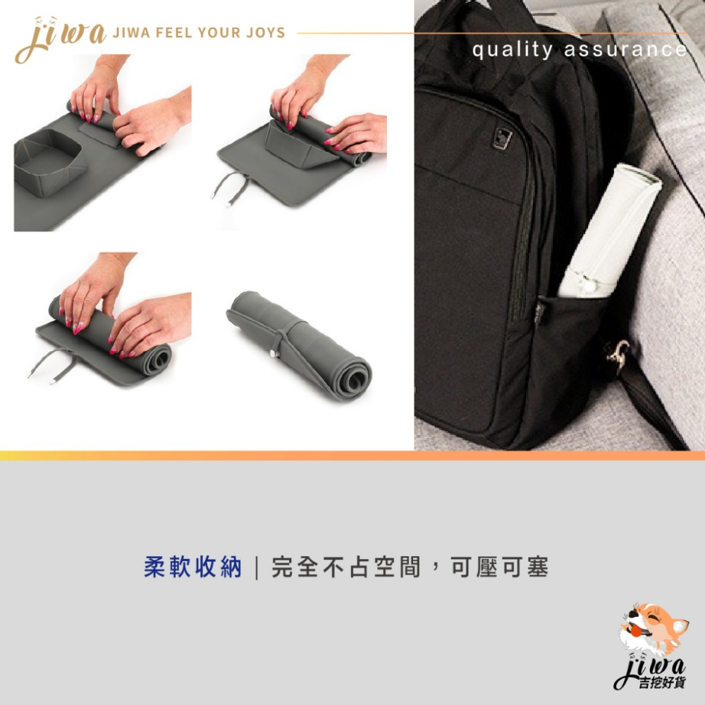 ｜現貨48H臺灣快速出貨｜寵物餵食碗 矽膠碗 外出碗 摺疊碗 寵物外出 寵物碗 餵食 餵水 吉挖 P19 寵物摺疊雙碗-細節圖4