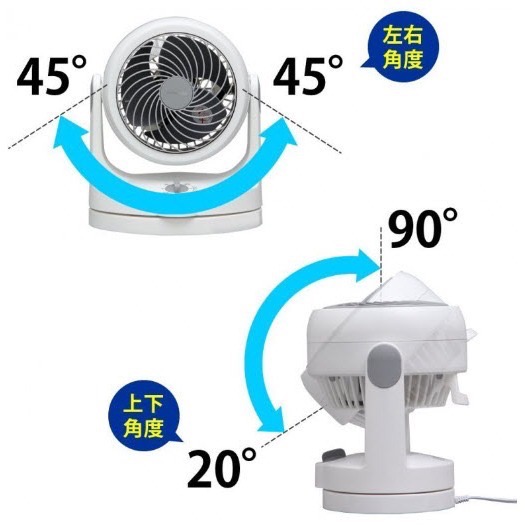 IRIS 空氣 循環扇 HD15 電風扇 桌扇 低噪 對流扇 電扇【快速出貨 附發票保固】-細節圖5