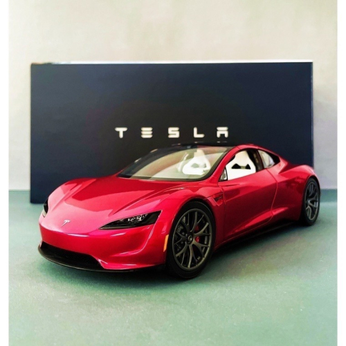 TESLA 特斯拉 Roadster 2 原廠 1:18 模型車 全新現貨