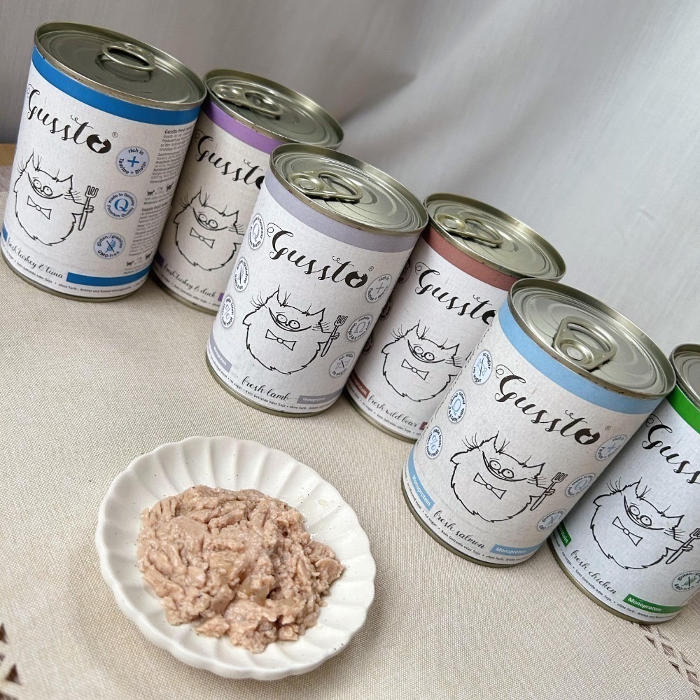 沛茲寵物【惡魔喵 Gussto 天然無穀主食罐 400g】惡魔 天然 無穀 德國 主食罐 貓罐 貓 罐-細節圖2
