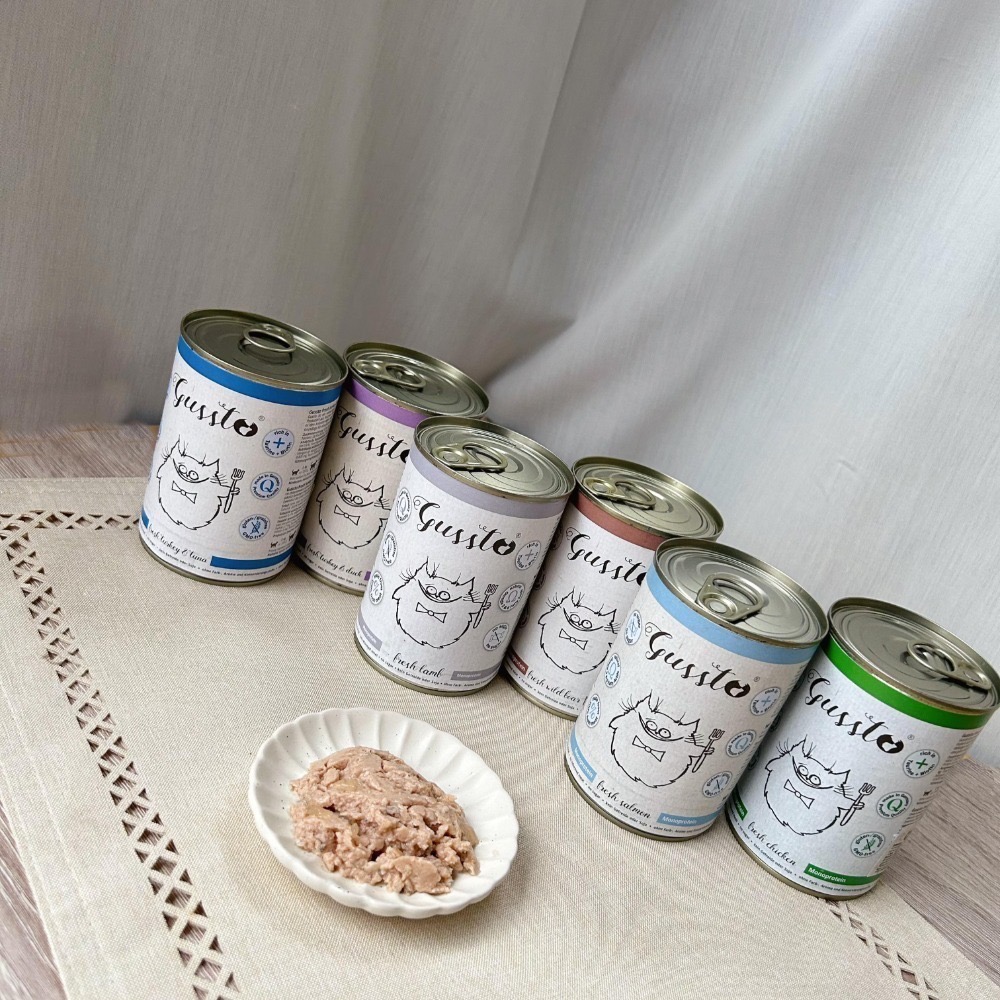 沛茲寵物【惡魔喵 Gussto 天然無穀主食罐 400g】惡魔 天然 無穀 德國 主食罐 貓罐 貓 罐-細節圖3