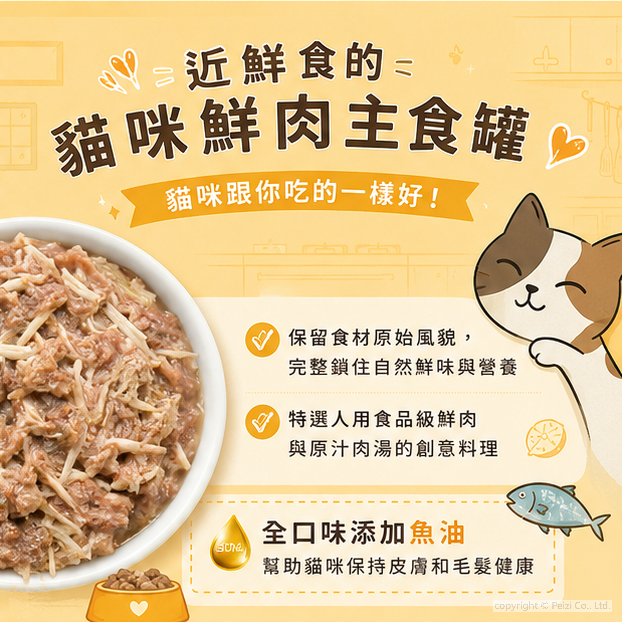 沛茲寵物【唯美味 Weruva 凱特美廚主食罐 90g】肉絲 泰國 主食罐 貓罐 貓 罐-細節圖4