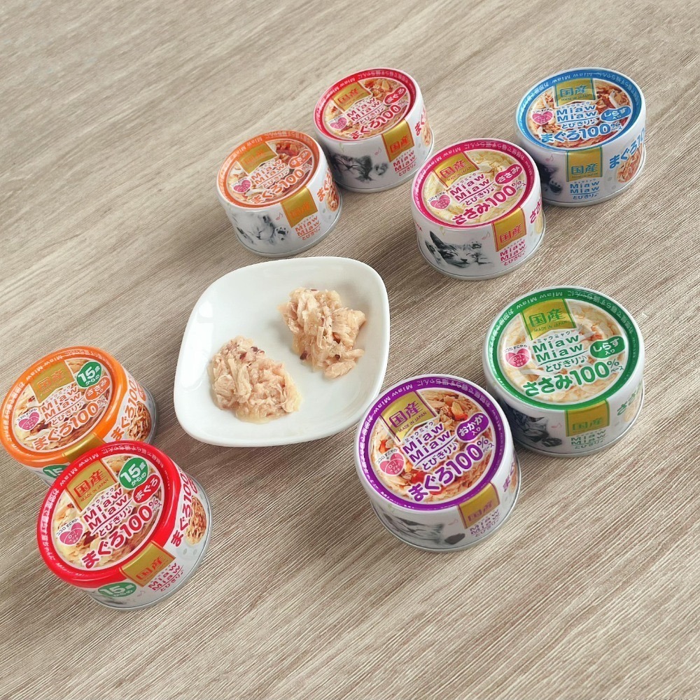 沛茲寵物【愛喜雅 AIXIA 樂妙喵貓罐 60g】樂妙喵 妙喵 日本 副食罐 貓罐 貓 罐-細節圖4