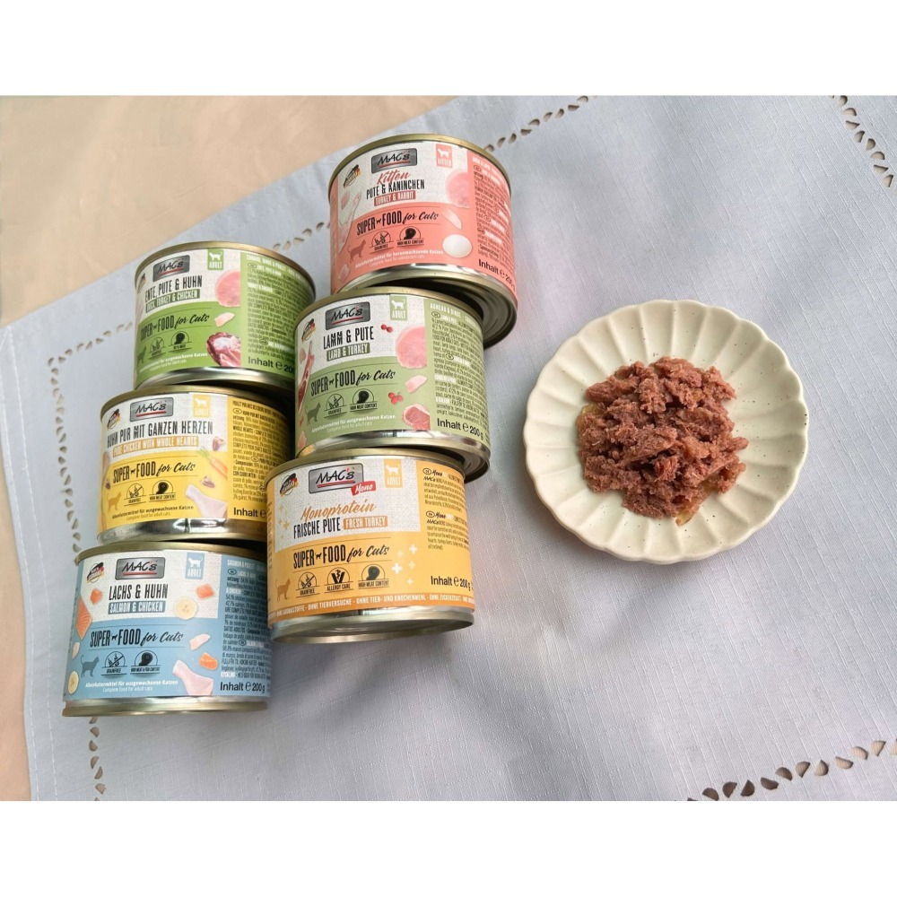 沛茲寵物【馬克 Macs 無穀主食罐 200g】無穀 鮮肉 德國 主食罐 貓罐 貓 罐-細節圖3