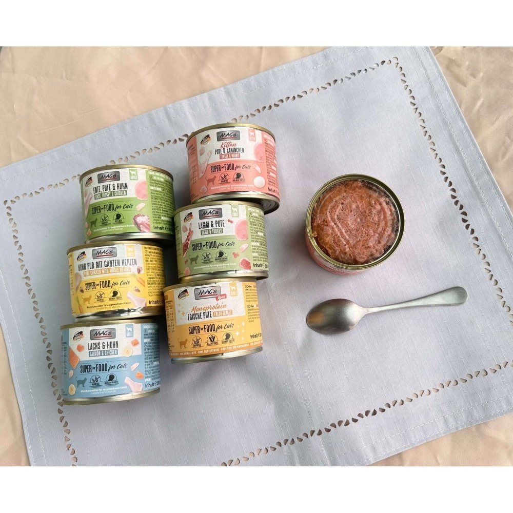 沛茲寵物【馬克 Macs 貓用無穀主食罐 200g】無穀 鮮肉 德國 主食罐 貓罐 貓 罐-細節圖4