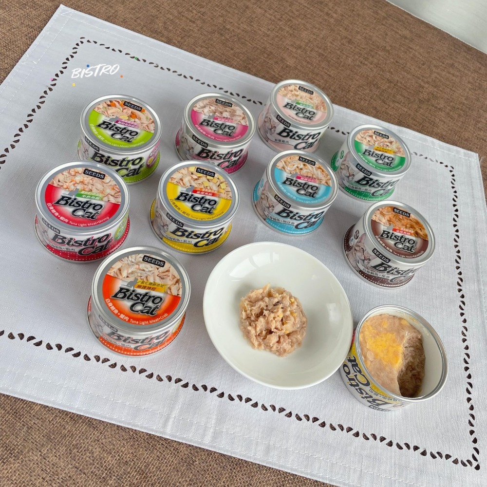沛茲寵物【惜時 Seeds 特級銀罐 80g】Bistro 小銀罐 泰國 副食罐 貓罐 貓 罐-細節圖3