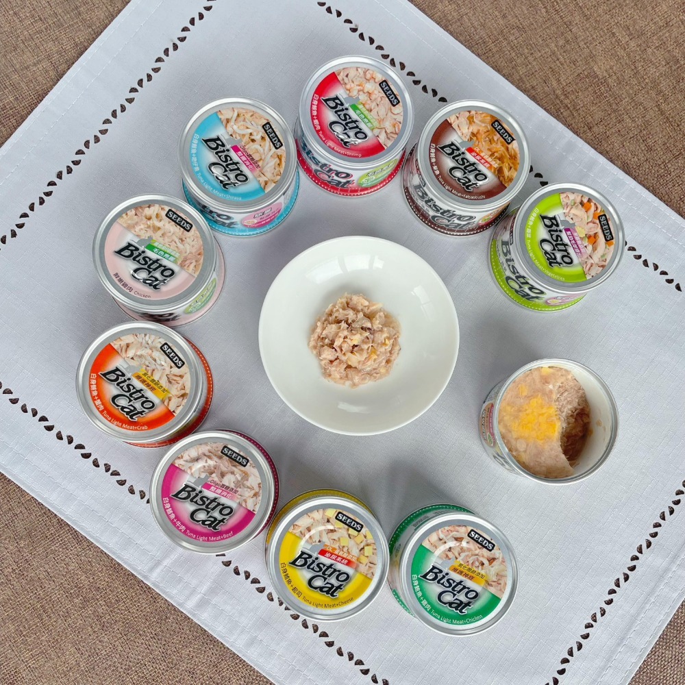 沛茲寵物【惜時 Seeds 特級銀罐 80g】Bistro 小銀罐 泰國 副食罐 貓罐 貓 罐-細節圖4