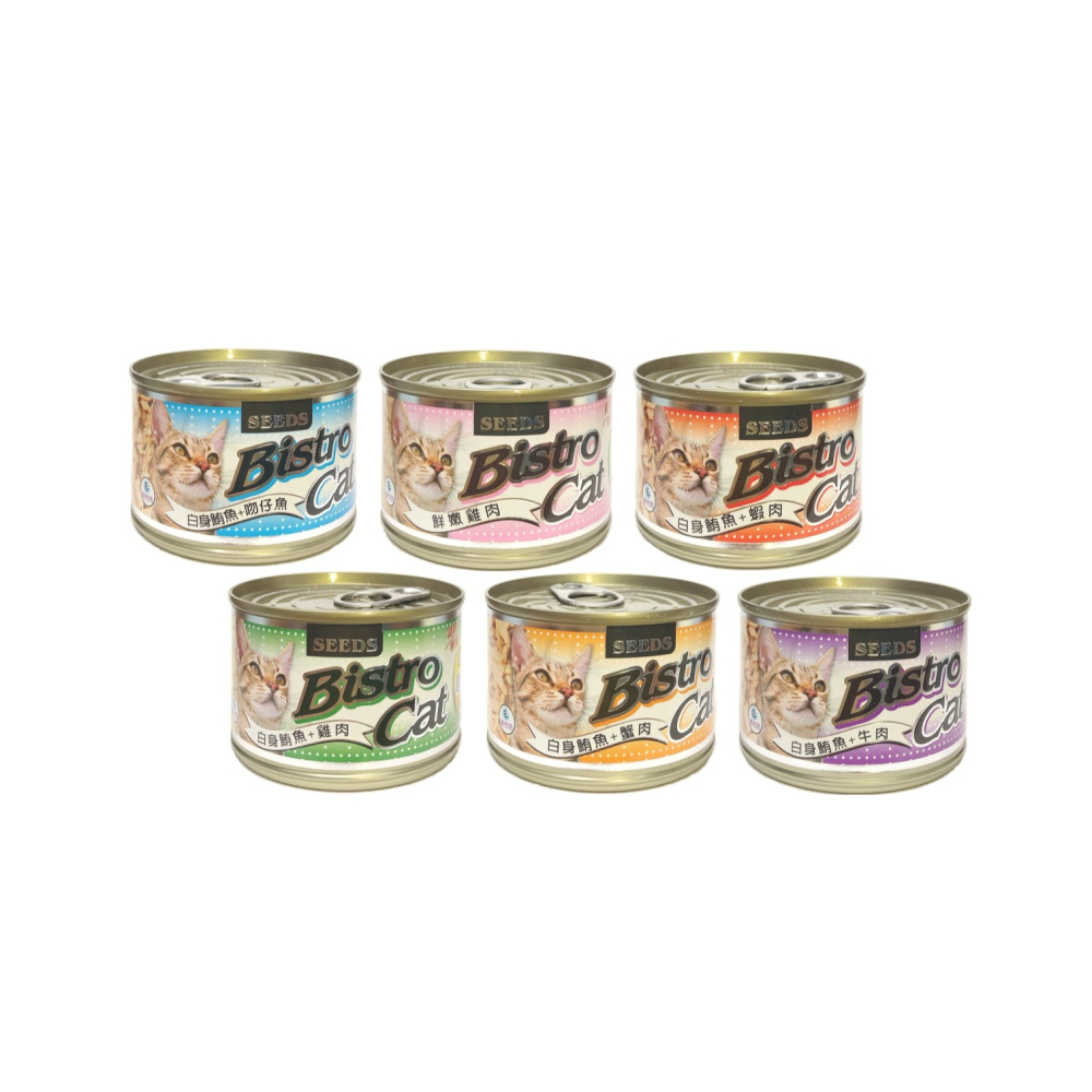 沛茲寵物【惜時 Seeds 特級銀罐 170g】Bistro 大銀罐 泰國 副食罐 貓罐 貓 罐-細節圖2