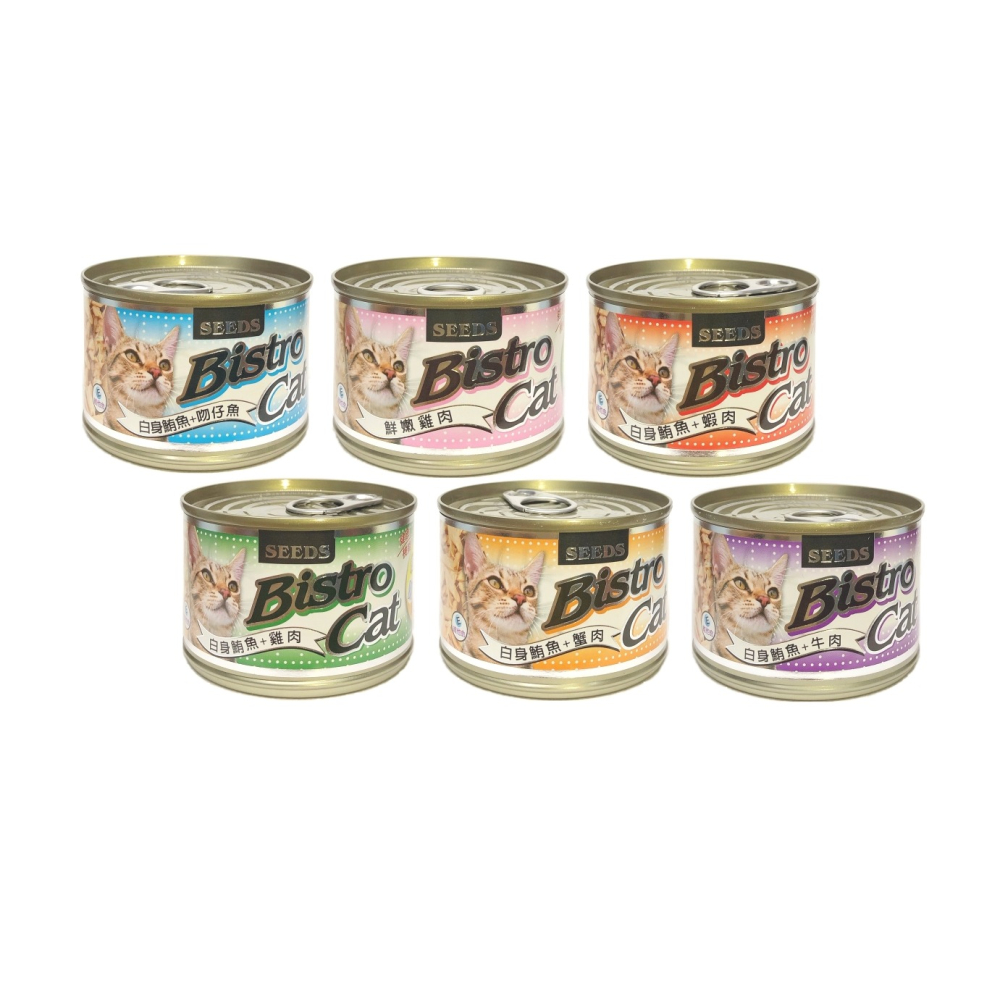 沛茲寵物【惜時 Seeds 特級銀罐 170g】Bistro 大銀罐 泰國 副食罐 貓罐 貓 罐-細節圖2
