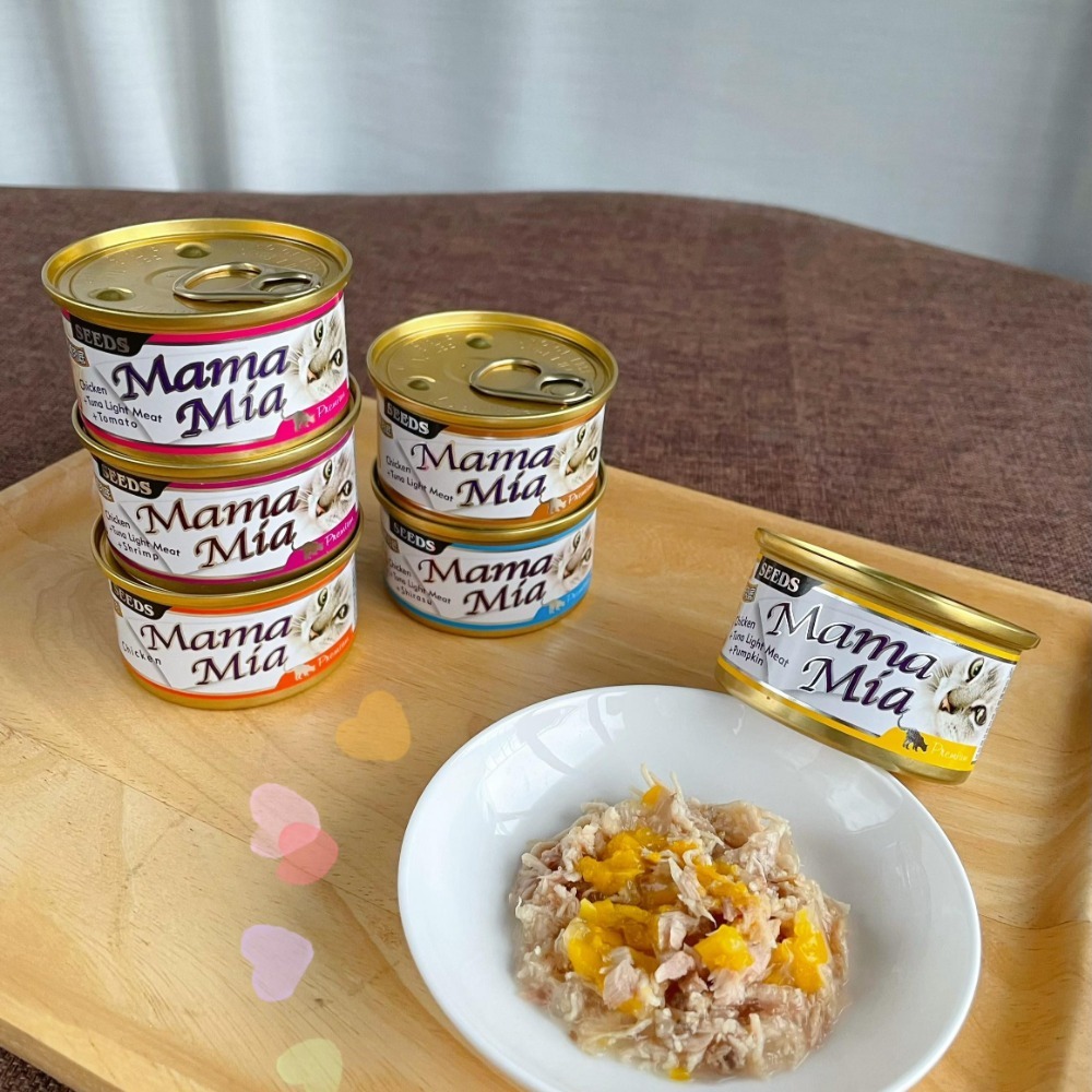 沛茲寵物【惜時 Seeds Mamamia 雞肉餐罐 85g】雞肉底 泰國 副食罐 貓罐 貓 罐-細節圖3