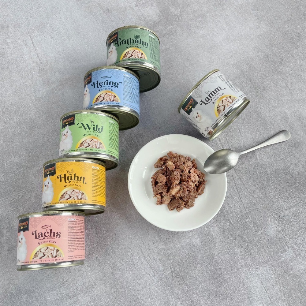 沛茲寵物【里奧納多 Leonardo 菲力主食罐 200g】無穀 肉絲 德國 主食罐 貓罐 貓 罐-細節圖3