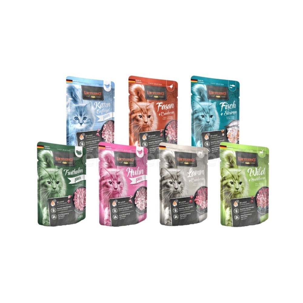 沛茲寵物【里奧納多 Leonardo 主食餐包 85g】無穀 餐包 德國 主食罐 貓罐 貓 罐-細節圖2