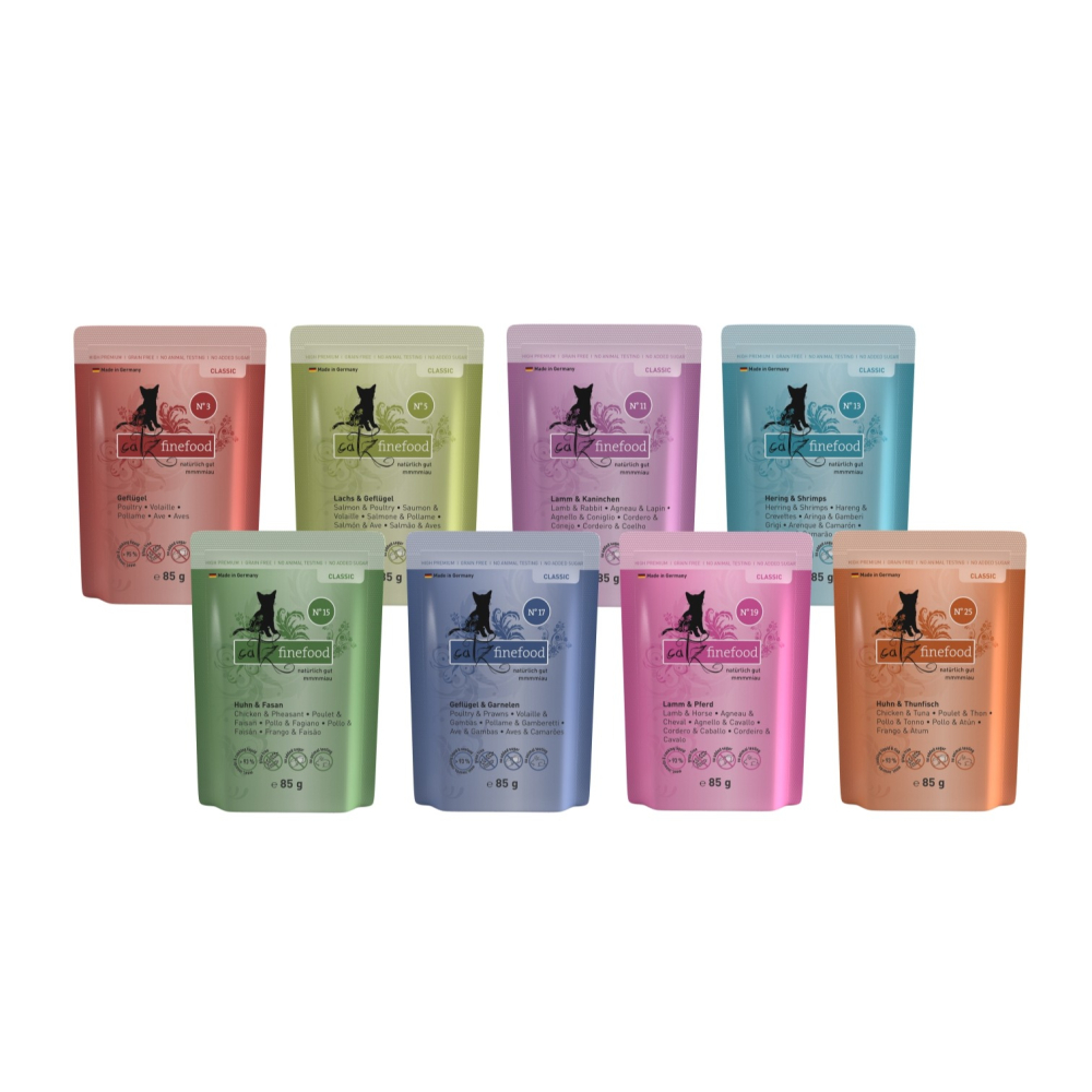 沛茲寵物【凱茲 Catz Finefood 美食家主食餐包 85g】無穀 無膠 德國 主食罐 貓罐 貓 罐-細節圖2