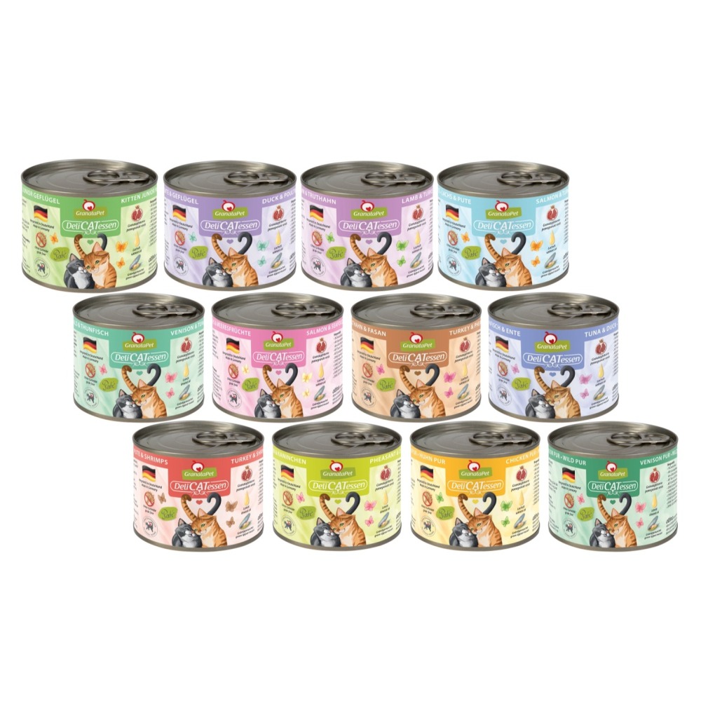 沛茲寵物【葛蕾特 GranataPet 精緻食光主食罐 200g】貪吃貓 無穀 德國 主食罐 貓罐 貓 罐-細節圖2