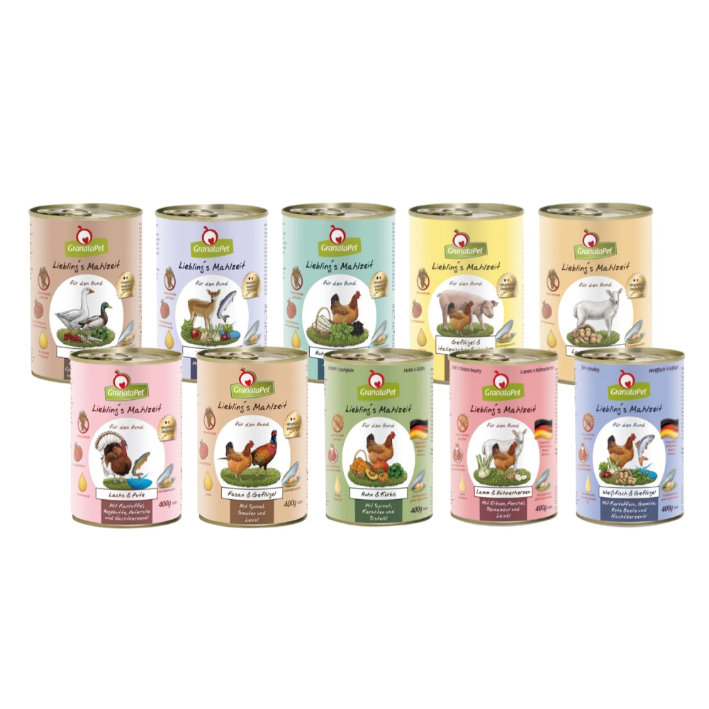 沛茲寵物【葛蕾特 GranataPet 利布靈犬主食罐 400g】無穀 德國 主食罐 狗罐 狗 罐-細節圖2