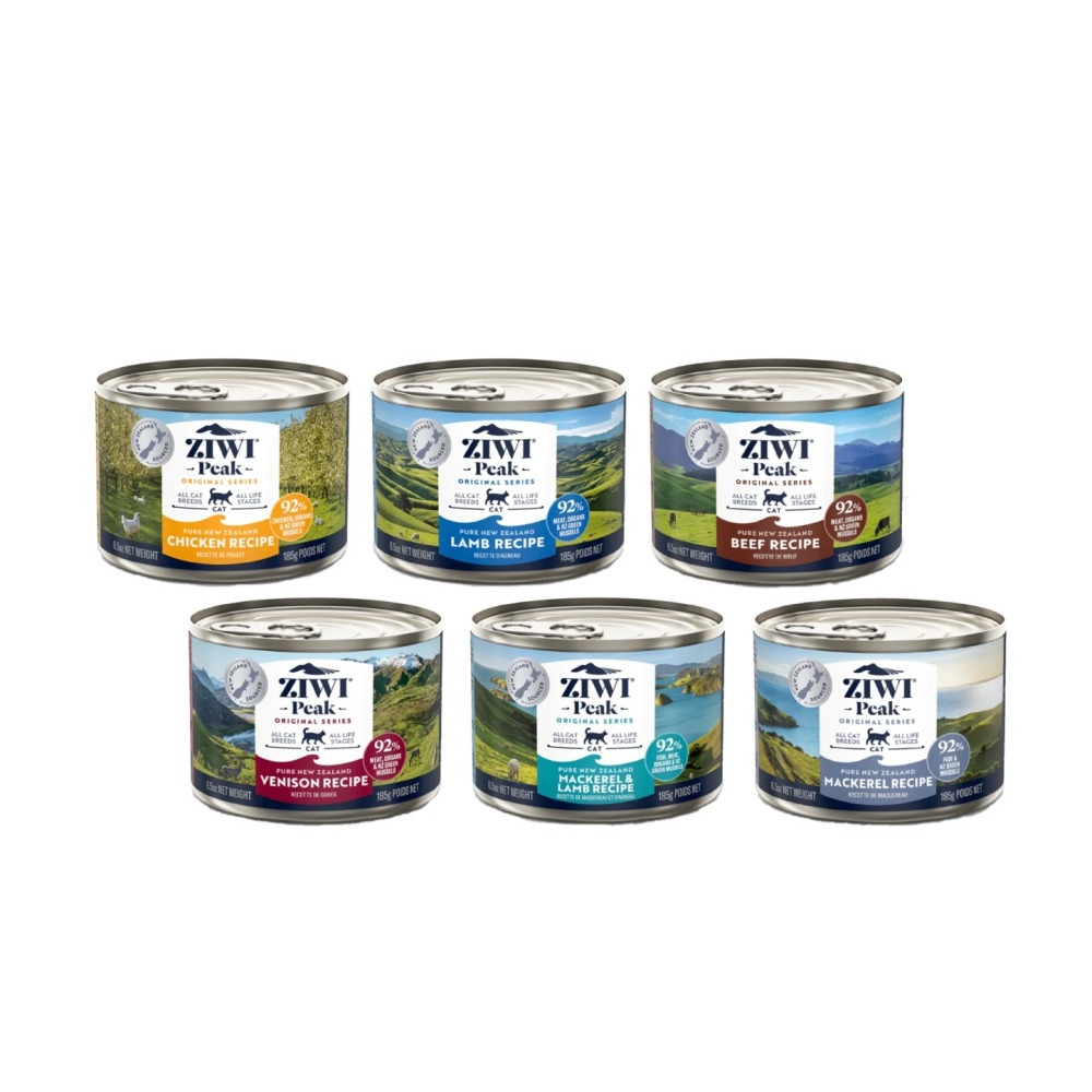 沛茲寵物【巔峰 Ziwi Peak 無穀主食罐 185g】無穀 牛肉 羊肉 鯖魚 紐西蘭 主食罐 貓罐 貓 罐-細節圖2