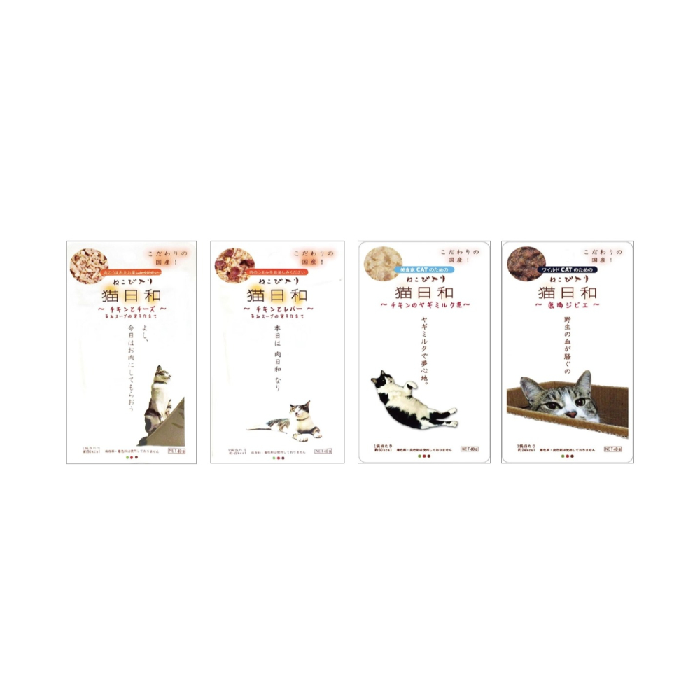 沛茲寵物【Wanwan わんわん 貓日和鮮饗餐包 40g】貓日和 餐包 日本 副食罐 貓罐 貓 罐-細節圖2