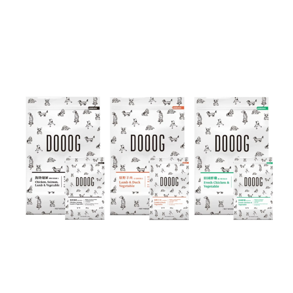沛茲寵物【杜革 DOOOG 犬用無穀低敏飼料 5lb 15lb】杜格 無穀 鮮肉 狗糧 台灣 狗飼料 狗 飼料-細節圖2