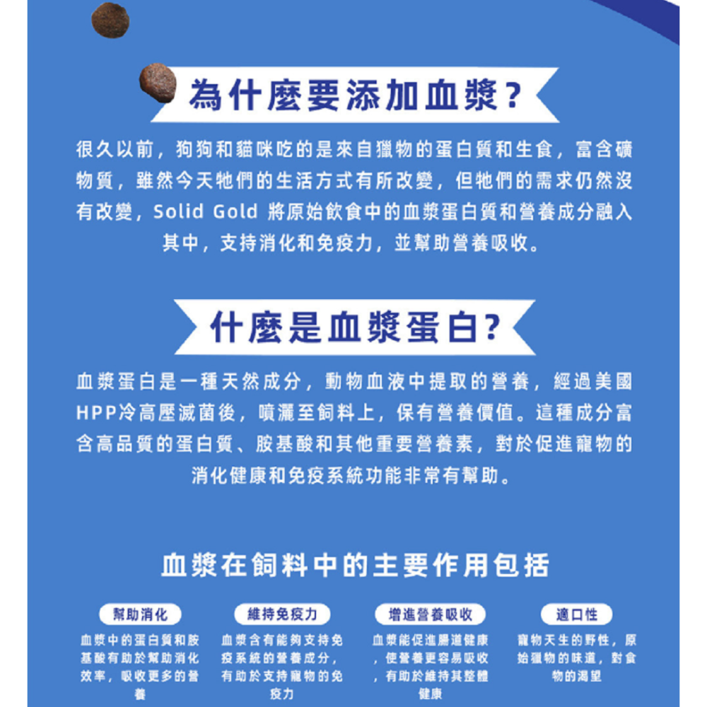 沛茲寵物【素力高 Solid Gold 犬用天然超級寵糧】原速利高 低敏 美國 狗飼料 狗 飼 料 4lb 24lb-細節圖5