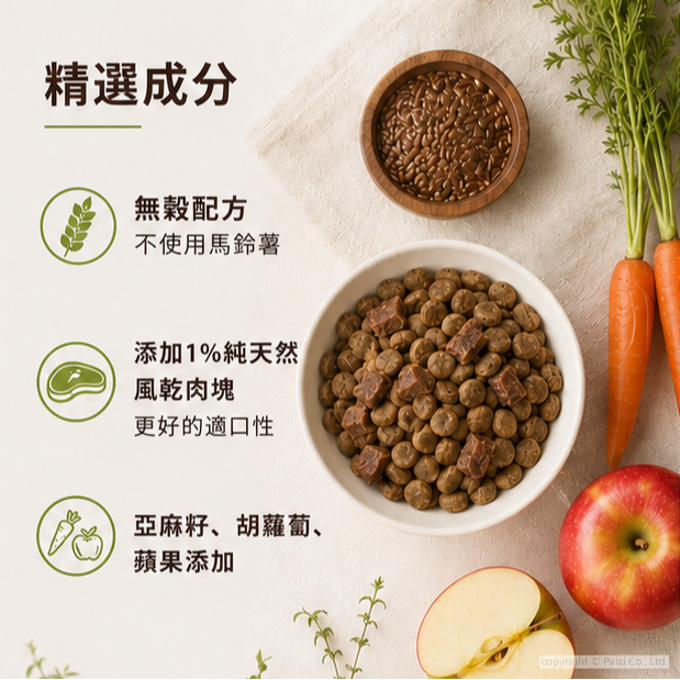 沛茲寵物【克瑞斯 Crius 犬用無穀飼料 1lb】無穀 風乾肉塊 加拿大 狗飼料 狗 飼料-細節圖4