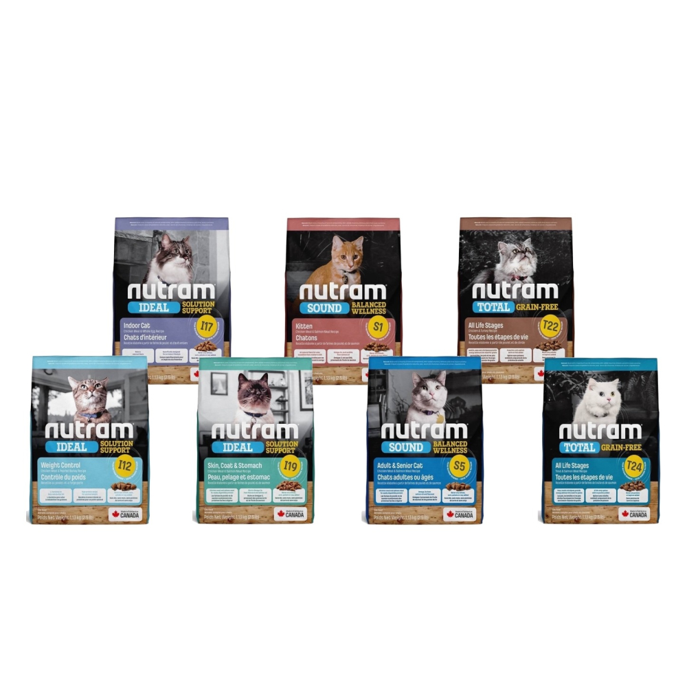 沛茲寵物【紐頓 Nutram 貓飼料】T22 T24 無穀 低敏 美國 貓飼料 貓 飼料 1.13kg-細節圖2