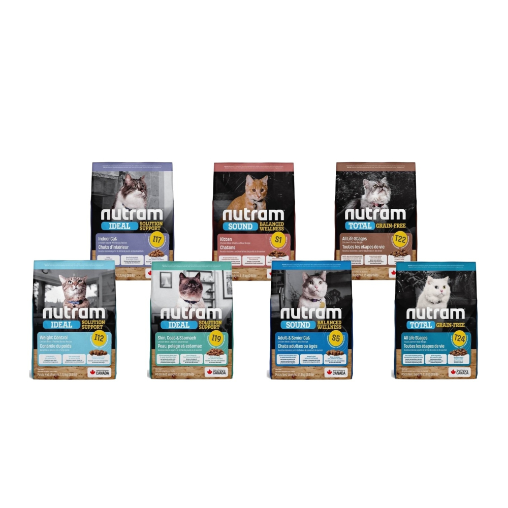 沛茲寵物【紐頓 Nutram 貓飼料 1.13kg】T22 T24 無穀 低敏 美國 貓飼料 貓 飼料-細節圖2