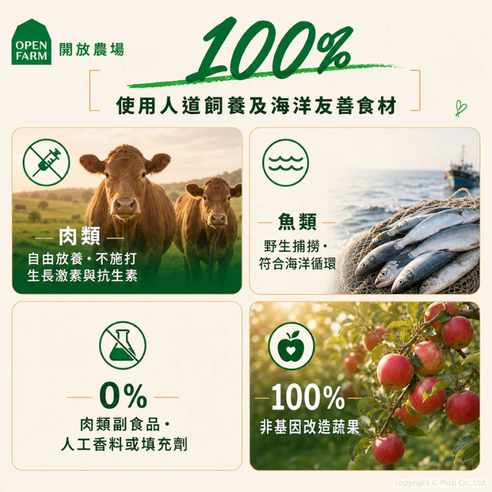 沛茲寵物【開放農場 Open Farm 貓用經典無穀飼料 2lb 4lb 8lb】無穀 產銷履歷 低碳水 美國 貓飼料-細節圖6