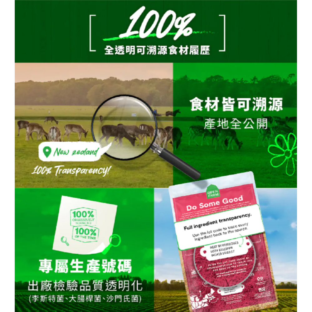 沛茲寵物【開放農場 Open Farm 犬用無穀天然寵糧 4lb 11lb】無穀 低碳水 美國 狗飼料 狗 飼料-細節圖5