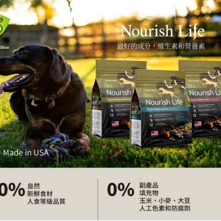 沛茲寵物【天然密碼 Nurture Pro 犬用天然糧】益生菌 美國 狗飼料 狗 飼料 1.8kg 5.7kg 11.8-細節圖2