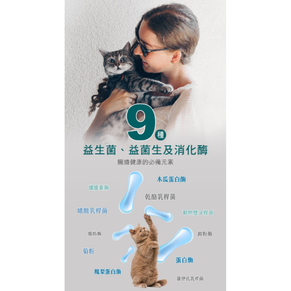 沛茲寵物【天然密碼 Nurture Pro 貓用滋養天然糧 1.8kg 5.7kg】益生菌 貓糧 美國 貓飼料 貓 飼料-細節圖5