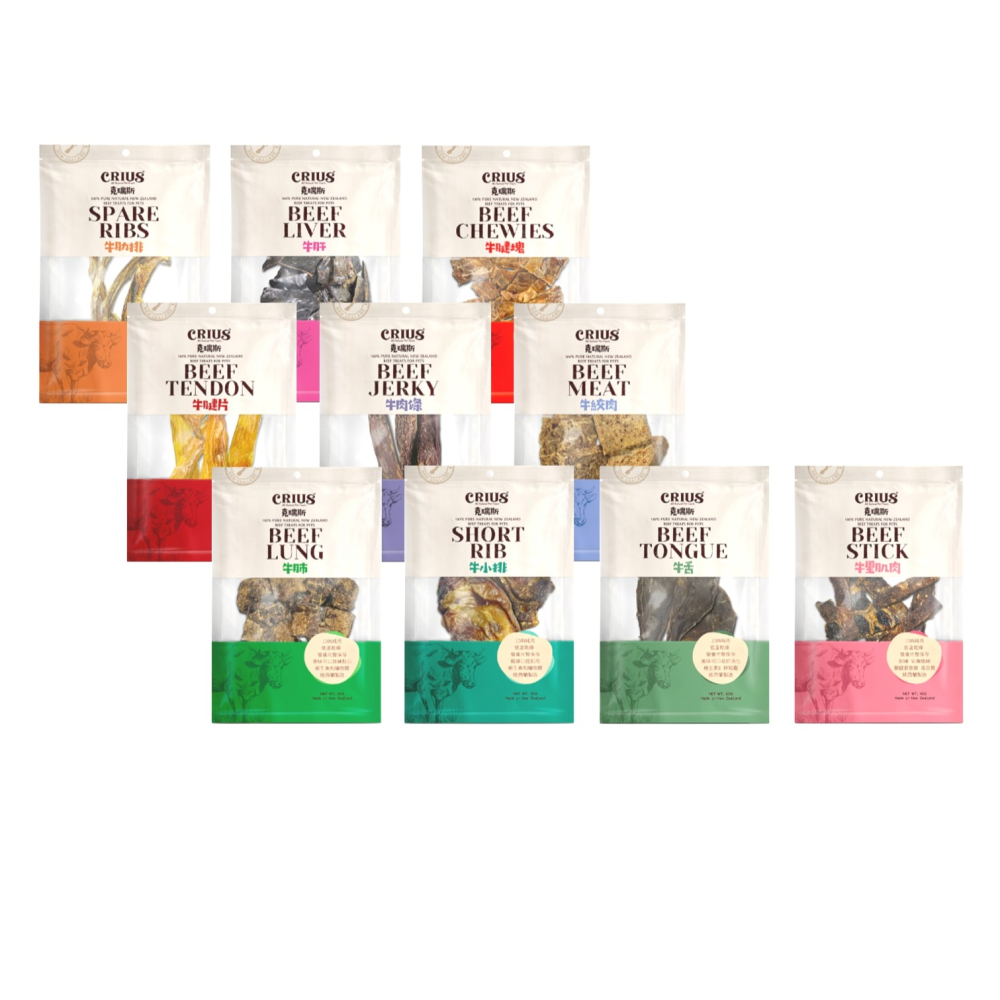 沛茲寵物【克瑞斯 Crius 牛天然零食】牛腱片 牛肉條 牛肝 牛絞肉 牛肋排 紐西蘭 狗零食 狗 零食-細節圖2