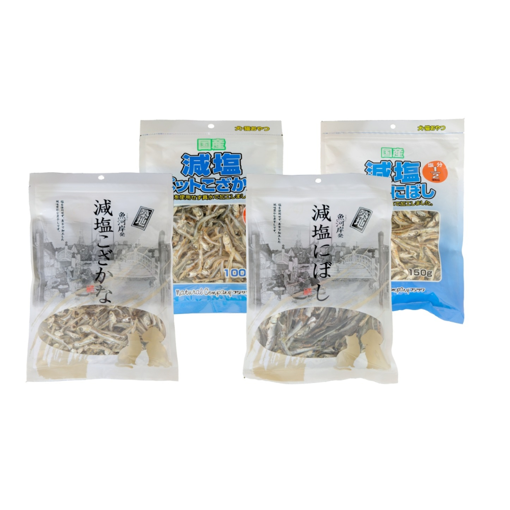 沛茲寵物【藤澤 フジサワ 築地減鹽魚乾】小魚乾 沙丁魚乾 小魚 日本 貓零食 貓 零食-細節圖2