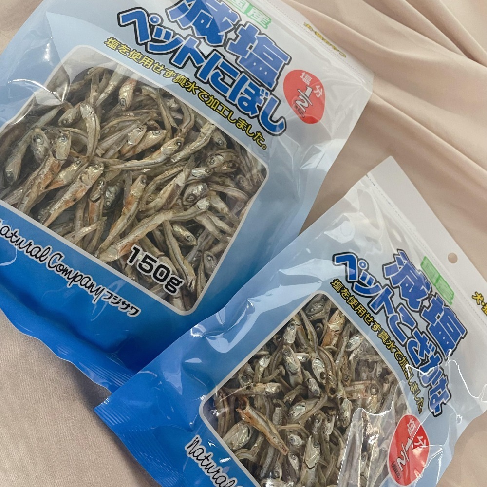 沛茲寵物【藤澤 フジサワ 築地減鹽魚乾】小魚乾 沙丁魚乾 小魚 日本 貓零食 貓 零食-細節圖4