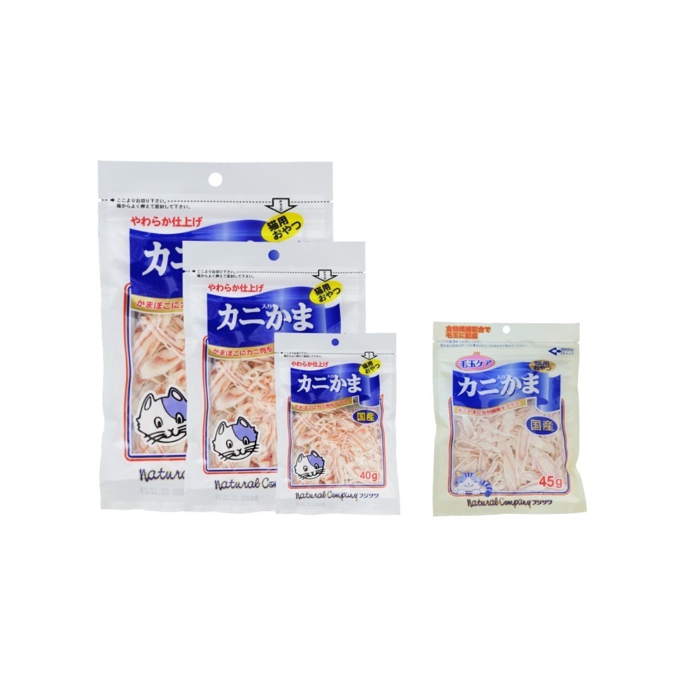 沛茲寵物【藤澤 フジサワ 蟹肉絲】蟹肉 小魚 干貝 鮭魚 日本 貓零食 貓 零食-細節圖2