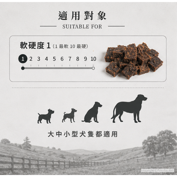 沛茲寵物【自然牧場 Natural Farm 犬用訓練零食】牛肉 羊肉 鹿肉 鱈魚 紐西蘭 狗零食 狗 零食-細節圖5
